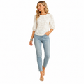 Women's Floral-Print Blouse – Easy Shape for Everyday Outfits